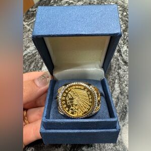 The Bradford Exchange Gold and Silver Native American Ring